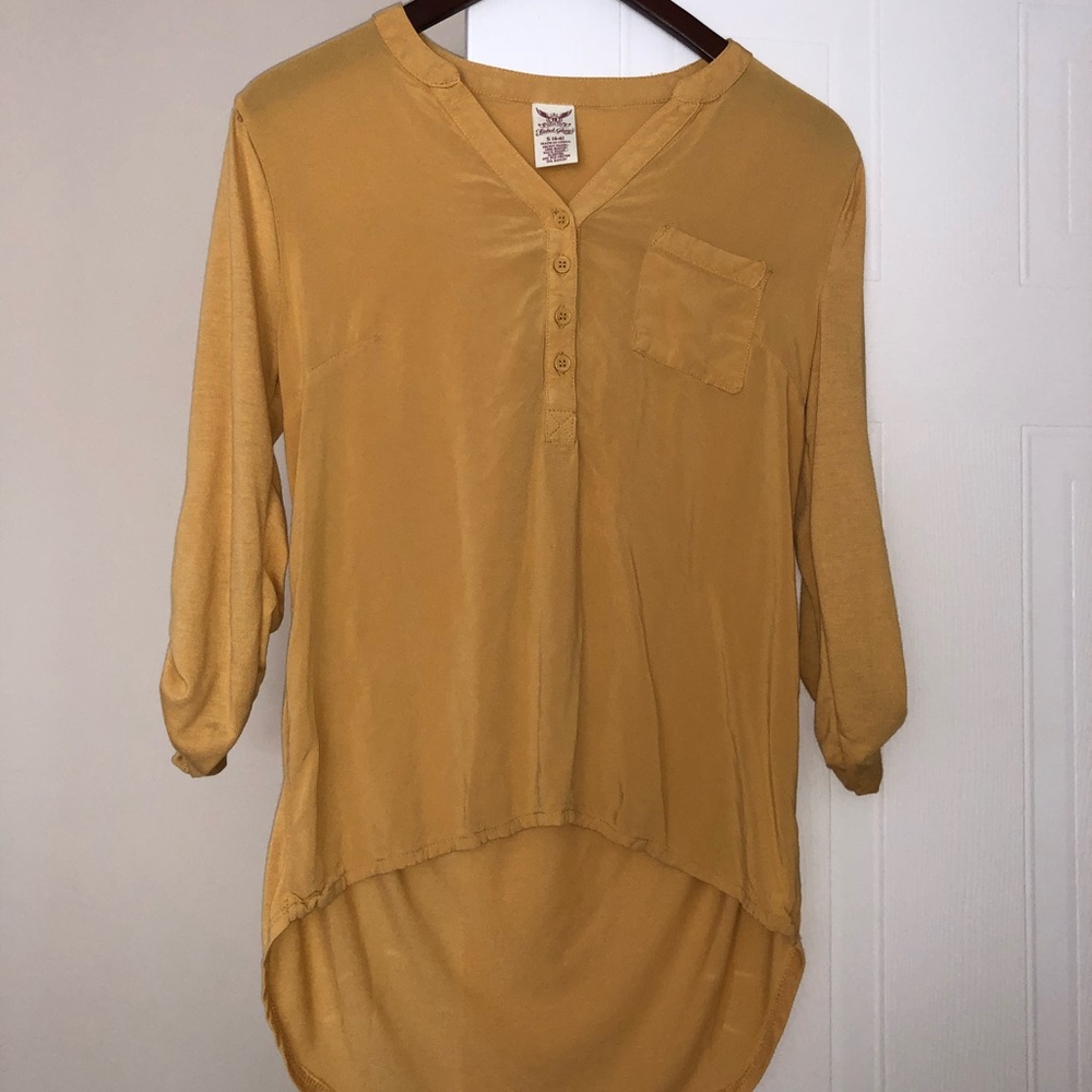 Mustard Hi-Lo Tunic